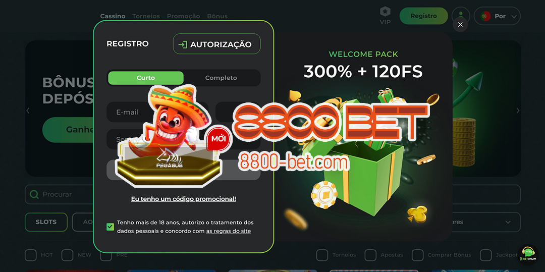 8800 bet Bônus